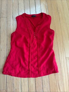 The Limited Sleeveless Red Women's Blouse